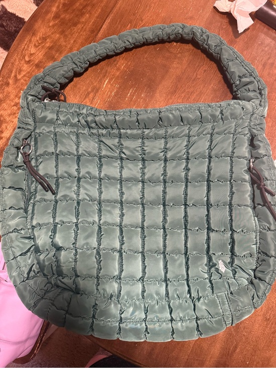 FP Movement by Free People Handbags - FP Movement by Free People Quilted Shoulder Bag in Fuji Jade